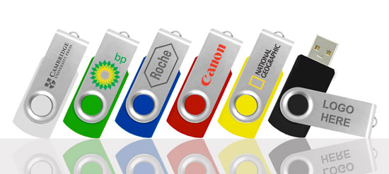 2GB Twister USB Drives